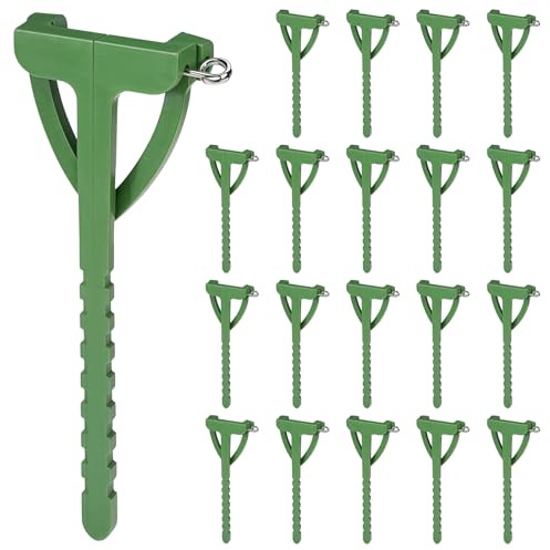 Mabor 20Pcs Boutonniere Pins for Men, Green Triangle Corsage Safety Clips