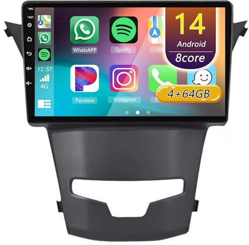 ZCZANT Android 13 Autoradio Lettore DVD Navigazione GPS per Merced-es Be-nz Smart Fortwo 2 2010-2015 9 pollici Autoradio Lettore multimediale WiFi con CarPlay Android Auto USB Telecamera di retromarc