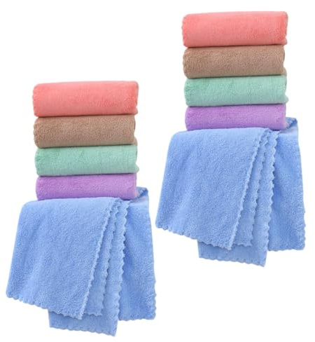 ibasenice Lot de 10 Tapis De Couchage en Polaire Douce 30x30 Cm pour Cage Petits Animaux, Couverture Et Serviette De Bain pour Cobayes Et Hamsters, Literie Hygiénique Lavable pour Rongeurs Et Lapins