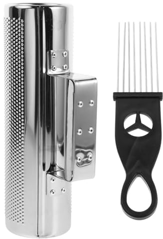 VANZACK Instrument de Percussion Guiro Acier Inoxydable avec Grattoir Outil Éducatif pour Musique Adapté Aux Garçon Fille et Aux Distinctif pour Concerts et Apprentissage