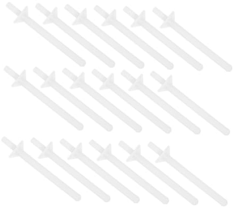 Zerodeko Bâtonnets de Cire pour Nez Blanc en Pp, 50 Pcs, Épilation Nasale Indolore, Utilisation Sûre et Facile à Transporter, Adaptés pour Hommes et Femmes