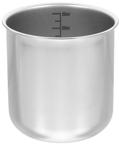 Angoily Vaso Medidor de Arroz de Acero Inoxidable 316 Capacidad 300 Ml con Escala Precisa para Cocina y Uso Doméstico Taza Medidora Multifuncional para Harina y Líquidos