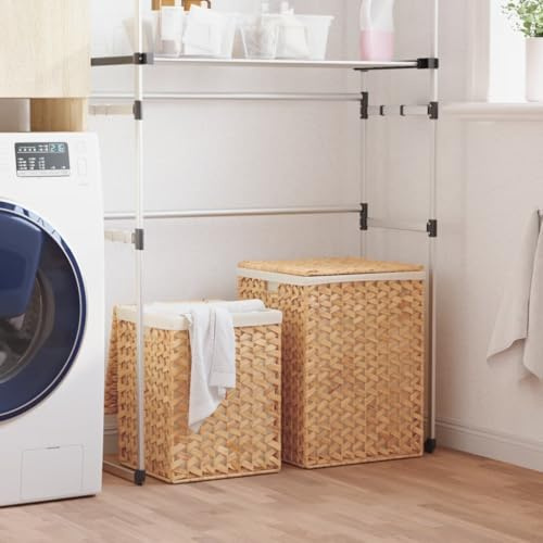 Genérico Cestos de Ropa Sucia 2 Piezas Jacinto de Agua,Casa y jardín,Productos del hogar,Productos para Lavado de Ropa,Cestas para Ropa,355183
