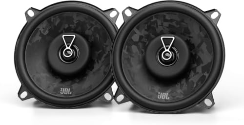 JBL Stage3 58F Gen2 5.25 in / 13 cm Haut-Parleur Coaxial 2 Voies Voiture | 60 W RMS / 480 W max, 89 dB, 4 Ohm, 55 Hz-20 kHz - tweeter PEI - cône Plus One fibre de verre - sans grille, livré en paire