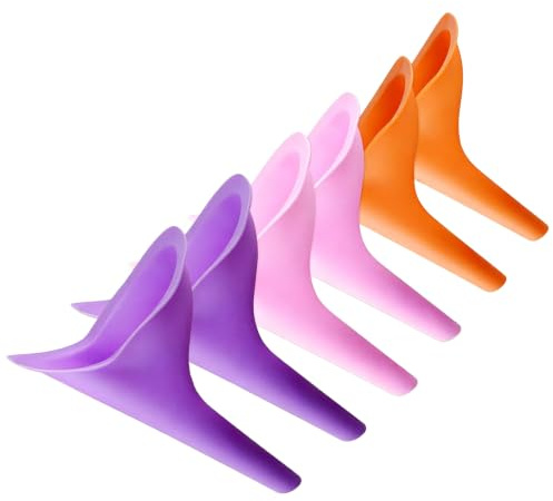Jxuegiz 6 Urinella for Women Reusable Pee Aid Urinal | Outdoor activities, travel and storage, portable hygiene