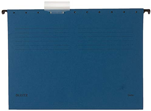 LEITZ DELTA cartelle sospese per cassetti 330/V - Blu - Confezione da 25 - 65150035