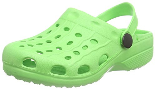 Playshoes EVA Badeschuhe Gartenschuhe 171725, Unisex-Kinder Clogs, Grün (grün 29), 36/37 EU
