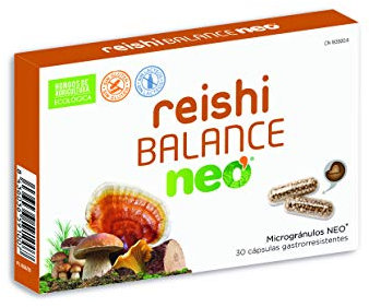 NEO | Reishi Neo | Balance Complemento Alimenticio a Base de Jengibre 30 Cápsulas | Apto para Vegetarianos Sin gluten | Sin Derivados Lácteos | Tomar 1 o 2 al Día Preferiblemente en Ayunas