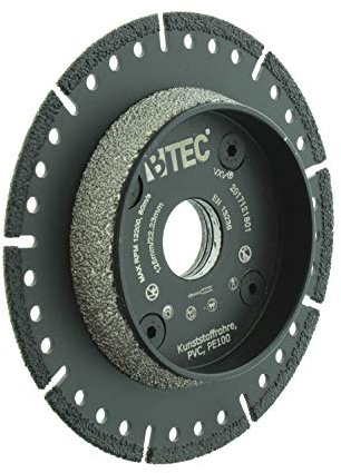 BTEC KG Rohr Trennscheibe 125mm x 22,23mm Diamanttrennscheibe | PIPECUT, Anfassscheibe, Flexscheibe, PVC-Rohr, PP-Rohr, Kunststoffrohre, saubere Schnitte, präzise, langlebig
