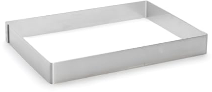 DE BUYER -3015.36 -cadre a entremets inox 36x26x4.5, Argent