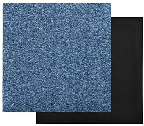 Festnight Baldosa de Suelo de Moqueta Baldosa paa Salón Cocina Oficina Baño Moderna 20 uds 5m² 50x50cm Azul
