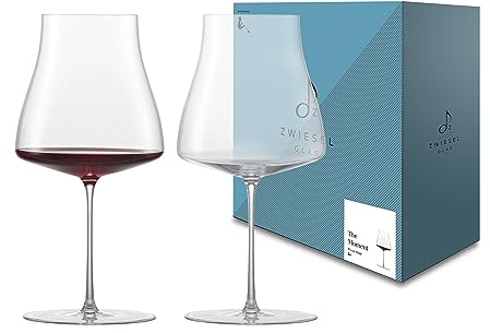 Zwiesel Glas Pinot Noir Rotweinglas The Moment (2-er Set), in Handarbeit mundgeblasene Rotweingläser, elegante Tritan®-Kristallgläser für Rotwein (Art.-Nr. 122095)