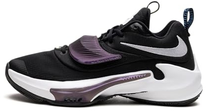Nike Zapatos de baloncesto para mujer Zoom Freak 3 Knit Performance, Negro/Negro/Azul Foto Claro/Blanco, 42 EU