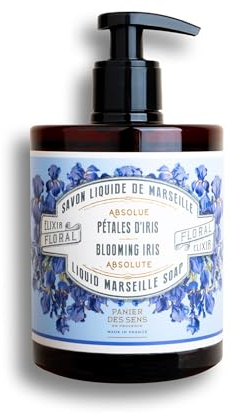 Panier des Sens - Jabón Líquido de Marsella Iris - Jabón Líquido de Manos Hidratante - con Aceite de Oliva - 96% Ingredientes Naturales - 500ml