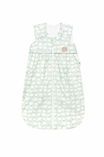 Anni Light Schlafsack – Atmungsaktiver Baby-Schlafsack für Sommer & Ganzjahr, Weich & Leicht Sheep Matcha / 110