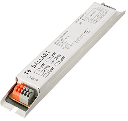EXEDAVYUC 220-24 0V AC 2x18W 2x30w 2x36W 2x58W de Large Tension T8 Lampe de Ballast électronique Lampe de Lampe Fluorescente Ballast(2x36W)