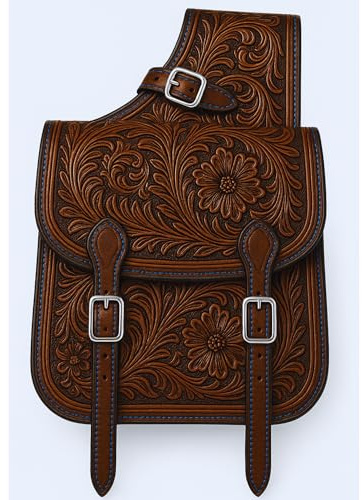 Alice International Premium Reitsatteltasche – stilvoll und funktional, organisieren Sie Ihre Ausrüstung mit Stil, Pferde-Satteltasche, geschnitzt, Ausrüstungsgröße: 25,4 cm L x 25,4 cm B x 8,9 cm T