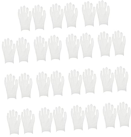HONMEET 15 guantes hidratantes guantes de algodón noche escena reblandecimiento algodón para guantes humectantes para manos guante de spa mano guante hidratante