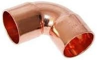Aigher 15mm End Feed Elbow, Copper, Pack of 10