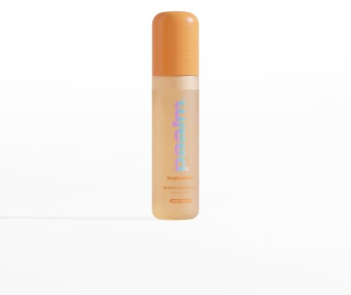 Paalm Cosmetics- Brume Parfumée Femme Tropical Kiss - 100 ml Parfum Fruité et Exotique Pour Corps Cheveux et Vêtements Notes Coco Ananas et Lait de Coco Fabriquée à Grasse Formule Clean Longue Tenue