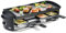 Stöckli Grill Cheeseboard, antihaftbeschichtet,INOX-Spritzschutzblechen, 8 Raclettepfännchen 0008.02