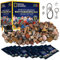 National Geographic Rock Tumbler Refill Kit - 2.26 kg Mix of Rocks for Tumbling and Rough Gemstones - Rock Tumbler Supplies include Rock Tumbler Grit and Polish Refill, and Unpolished Rocks