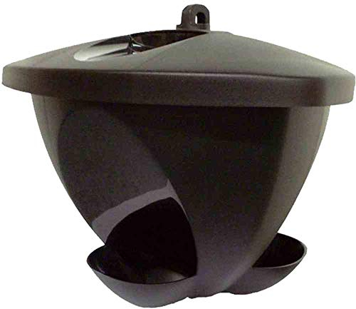 Vogelfutterhaus 4l schwarz Vogelhaus Nistkasten Brutkasten Vogelvilla Vögel TOP