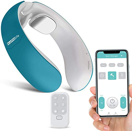 Masajeador Cervical profesional con mando a distancia, 6 modos y 18 niveles con función de calentamiento, para uso doméstico en oficina,Regalo de Festivo