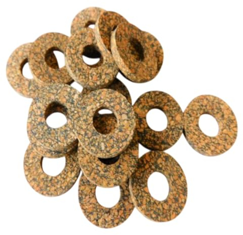 20 Stück Gummikork M8 25 mm x 9 mm x 3 mm Manufaktur Martinshof Unterlegscheibe Kork, Unterlegscheiben Beilagscheiben U-Scheibe Scheiben Karosseriescheiben Distanzhülsen
