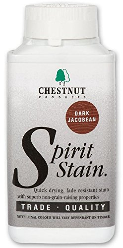 CHESTNUT PRODUCTS SSDJ250 Wood Spirit Stain Dark Jacobean, 250ml