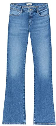 Wrangler Women's Bootcut Jeans, Black (Raven), 28W / 30L