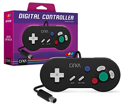 Cirka Manette numérique filaire pour GameCube (GC) - (Noir)