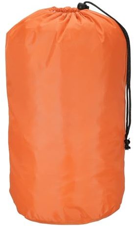 PATIKIL Stuff Sack, 9 x 16 Inch Waterproof Outdoor Storage Sack Upgrade Drawstring Bag Ultralight Ditty Bags Portable Dust Flap for Organizing Camping Hiking Travel Gear Gym, Orange