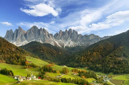 adrium Acryl-Bild 110 x 70 cm: Wunderschöne Landschaft der italienischen Dolomiten - Santa Maddalena (143579527)