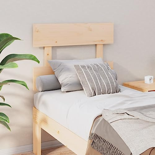 CKioict Betthaupt Wandkissen Bett Bettkopfteil Schlafzimmer Bett-Kopfteil 78,5x3x81 cm Massivholz KieferGeeignet für Schlafzimmer, Gästezimmer, Schlafsaal