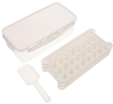Amosfun Eisform Aus Kunststoff Mit Deckel – Tablettbox Ideal Für Die Herstellung Von Süßigkeiten Puddings Und Gelees in Küchen- Und Dessertgeschäften