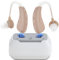Dispositivo de sonido recargable digital WEIYII, reducción de ruido, 4 modos, volumen ajustable detrás de las orejas, con caja de carga, con tapones para los oídos, ligero y cómodo