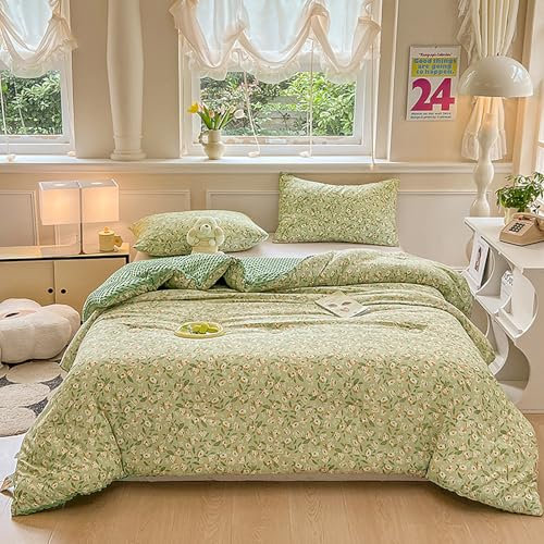 Gycdwjh Daunendecke Drucken 200 * 230cm, 100% Bio-Baumwolle Ganzjahres Daunen Bettdecke, Ultra-Soft Hotel Kollektion federbetten Waschbar Steppdecke,Color 5,110 * 150cm