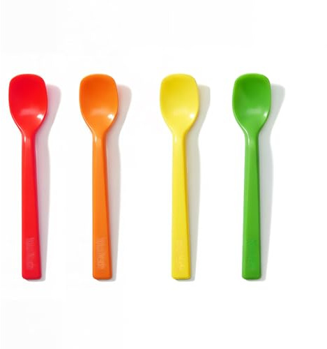 Small Silicone Stirring Spoon, Quiet and Reusable Espresso Coffee Stirrer, Mini Spatula, Jar Scraper for Sauce Seasoning and Yogurt