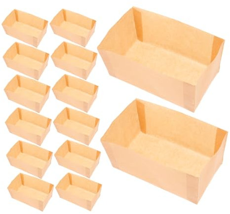 Alipis 50piezas Moldes De Papel Para Hornear Pan Antiadherentes Desechables Para Tostadas Pasteles Bocadillos Sin Pegarse Fácil De Usar Adecuado Para Hornos y Fiestas