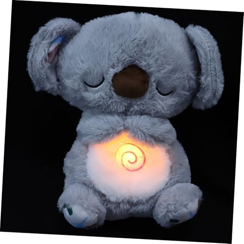 YARNOW Plüsch Koala Kuscheltier Babys Beruhigend Mit Licht Weiches Pp Baumwoll Stofftier Kompakt Für Kinderzimmer