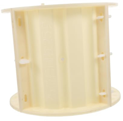 Hemobllo Moule à Colonnes Romaines en Plastique Décoratif pour Piliers en Béton, Villa Jardin Allée, Modèle Rond 25 Rainures Verticales, Moule Pilier Robuste Compatible Ciment, Moulage Européen