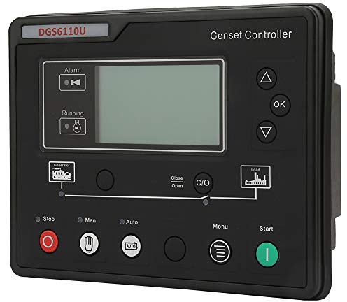 ViaGasaFamido Controller del Generatore Elettronico, Funzione di Controllo Avanzata, Supporto Multi-lingua, Display Intuitivo, Monitoraggio dell'alimentazione e Funzione AMF, 8 con: Linguaggi,