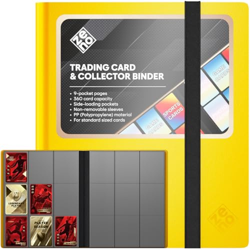 Sammelkarten Album mit 9 Taschen aus Polypropylen für 360 Karten