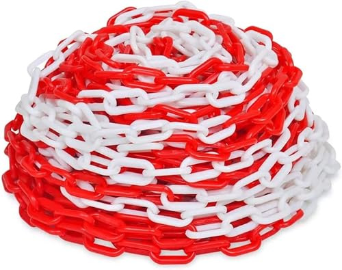 Barriera in plastica con ganci a S per parcheggio, costruzione, ingressi e bordi di proprietà, durevole e versatile