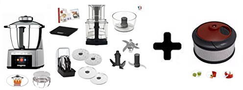 Magimix - Cook Expert - Robot de cuisine avec fonction cuisson, chrome satiné, multifonction
