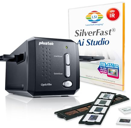 Plustek 8200iAi Opticfilm AI Handheld, Film and Imaging Scanner, Film