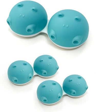 Sports Vision's Neu 3 Stück Hippo Tier Blau Kontaktlinsenbehälter/Behälter für Einweichen CE-gekennzeichnet und FDA-zugelassen