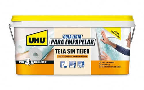 UHU Cola Papel Pintado para empapelar- Tela sin tejer- 2.5Kg