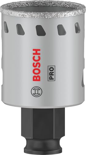 Bosch 1x Scie trépan PRO Tile Power Change Plus | pour Carreaux de Hard Ceramic, Céramique tendres, Ø 38 mm Professional Accessoire Perceuses